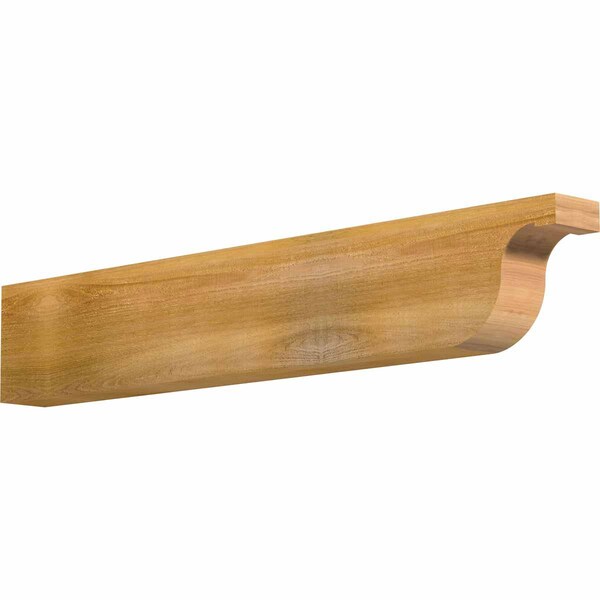 Ekena Millwork Del Monte Rough Sawn Rafter Tail, Western Red Cedar, 4"W x 8"H x 48"L RFT04X08X48DEL00RWR - main